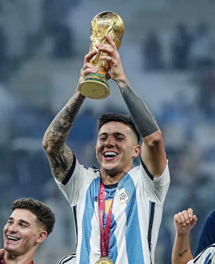 Enzo Fernandez won 2022 World Cup