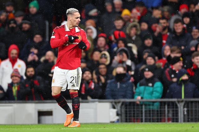 Antony scored a stunner for Man United