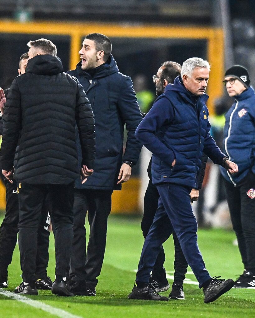 Mourinho sent off for the third time this season