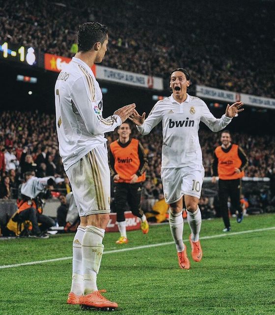 Ozil time with Real Madrid