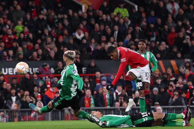 Rashford scored the early opener for Man United