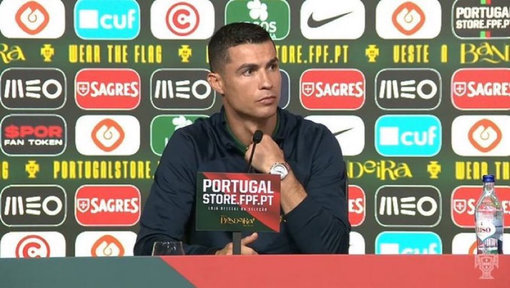 Ronaldo in his latest press conference