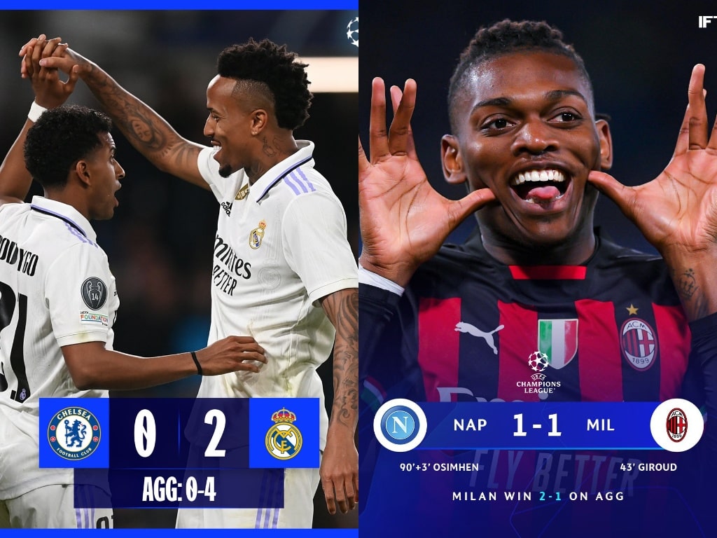 Champions League results and highlights