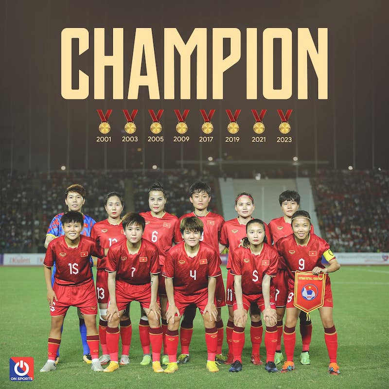 SEA Games 32 - Vietnam won Women's Football Gold medal-min