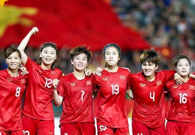 Vietnam Women's football team scured four gold in a row