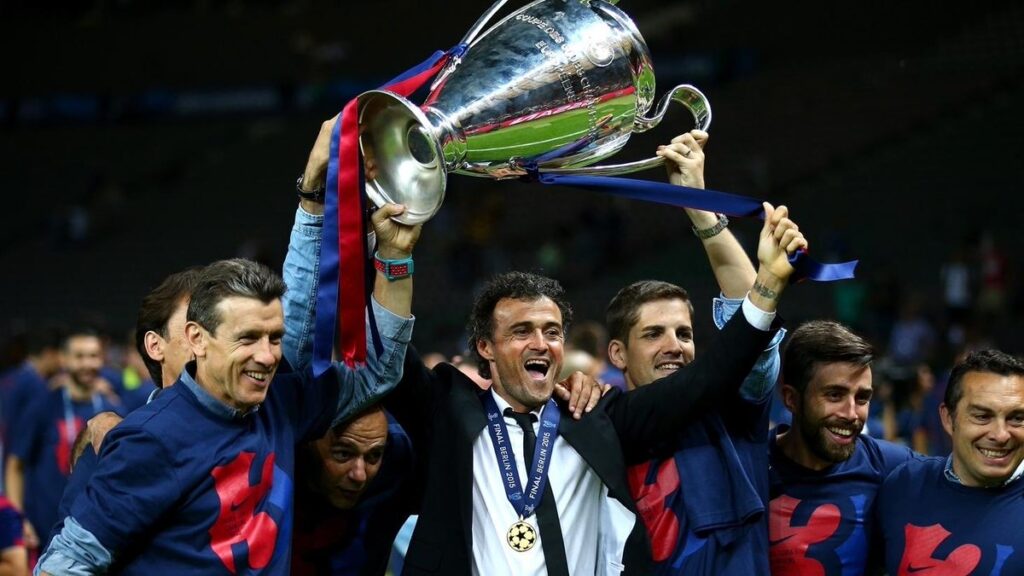 Luis Enrique brought Barcelona to their second treble in 2015