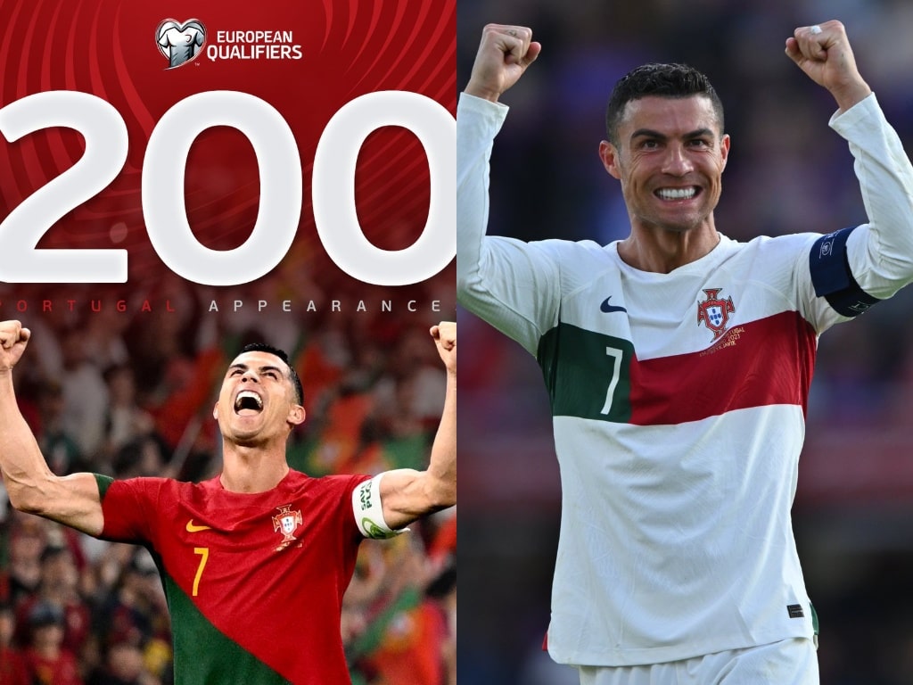 Ronaldo scored in Guinness Record winning day of 200th game