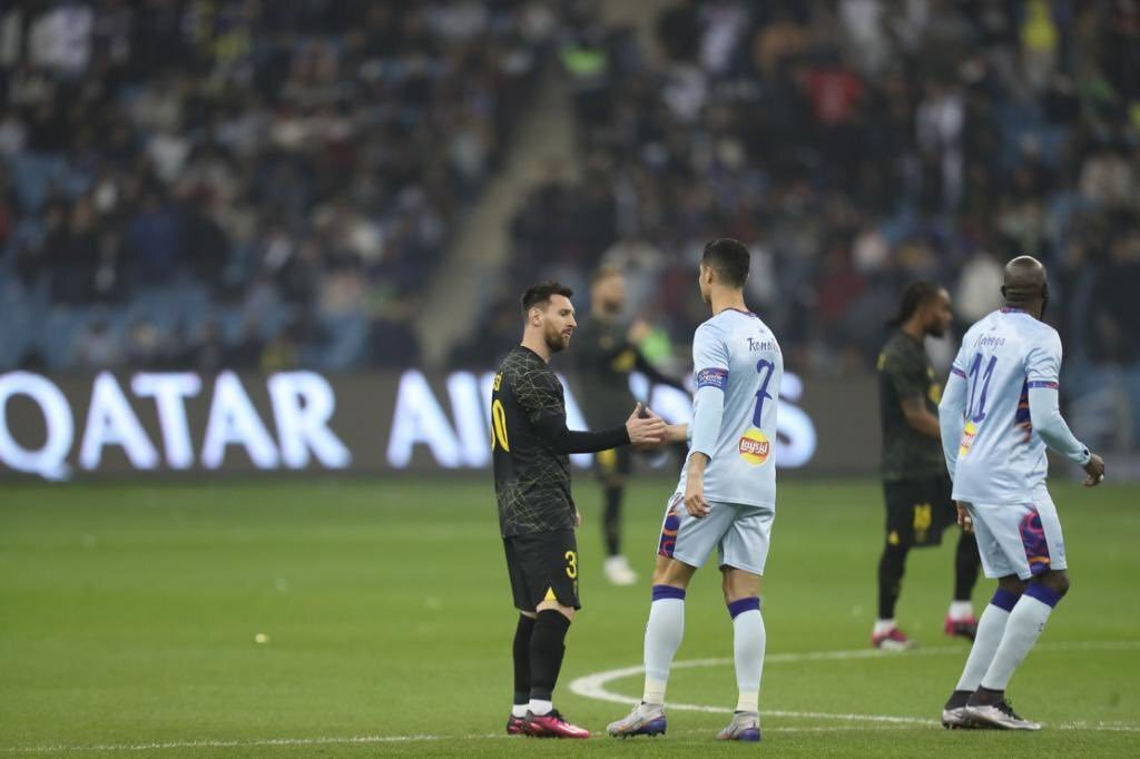 Messi beat Ronaldo during his last spell with PSG early of 2023