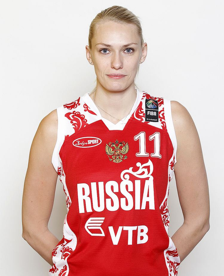 WNBA player Maria Stepanova height is 6 ft 8 in.