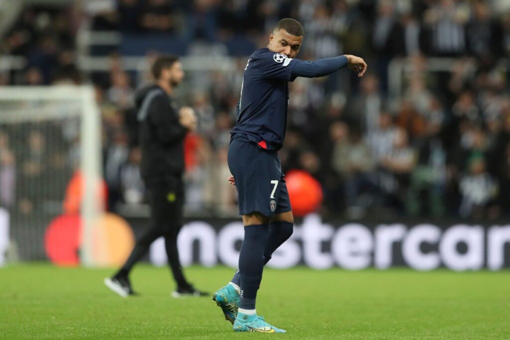  Mbappe thrashed by Newcastle
